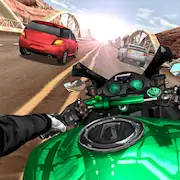 Скачать Moto Rider In Traffic [МОД/Взлом Бесконечные монеты] на Андроид
