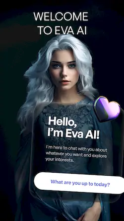 Скачать EVA AI Chat Bot & Soulmate [МОД/Взлом Много денег] на Андроид