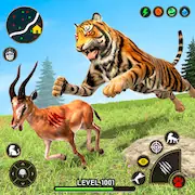 Скачать Игра на выживание семьи тигров [МОД/Взлом Меню] на Андроид