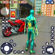 Скачать Flying Spider - Hero Sim Games [МОД/Взлом Бесконечные монеты] на Андроид