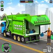 мусора грузовик Водитель симул
