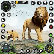 Скачать симулятор льва: Оффлайн игры [МОД/Взлом Много монет] на Андроид