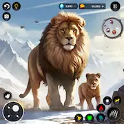 Скачать Симулятор Льва Игры Льва [МОД/Взлом Бесконечные монеты] на Андроид