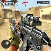 Скачать FPS Online Strike:PVP Shooter [МОД/Взлом Бесконечные монеты] на Андроид