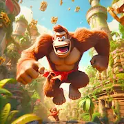 Скачать Monkey jungle kong banana game [МОД/Взлом Меню] на Андроид