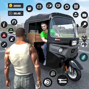 Скачать Modern Rickshaw Driving Games [МОД/Взлом Разблокированная версия] на Андроид