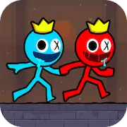 Скачать Red and Blue Stickman 2 [МОД/Взлом Много денег] на Андроид