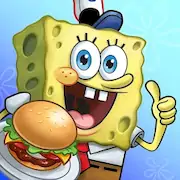 Скачать Губка Боб: готовка бургеров! [МОД/Взлом Много монет] на Андроид