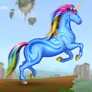 Скачать Unicorn Dash: Magical Run [МОД/Взлом Много монет] на Андроид