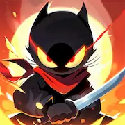 Скачать Ninja Cat - Idle Arena [МОД/Взлом Много монет] на Андроид