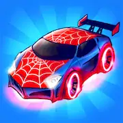 Скачать Merge Neon Car: Idle Car Merge [МОД/Взлом Много денег] на Андроид