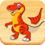Скачать Динозавры - пазлы для детей [МОД/Взлом Много денег] на Андроид