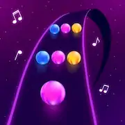 Скачать Dancing Ball Color Road Rush [МОД/Взлом Много денег] на Андроид