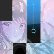Скачать Piano Anime Tiles Music [МОД/Взлом Бесконечные монеты] на Андроид