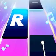 Скачать Rhythm Rush-Piano Rhythm Game [МОД/Взлом Бесконечные монеты] на Андроид