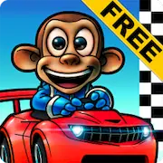 Скачать Monkey Racing Free [МОД/Взлом Бесконечные деньги] на Андроид