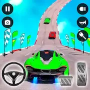 Скачать Мега Рампа Авто Гонки Трюки 3D [МОД/Взлом Бесконечные деньги] на Андроид