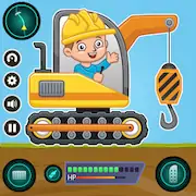 Скачать Kids Construction Trucks Games [МОД/Взлом Бесконечные монеты] на Андроид
