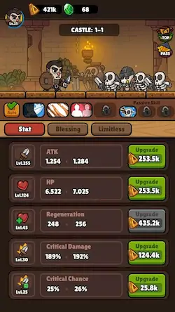 Скачать Idle RPG Adventure Hero [МОД/Взлом Меню] на Андроид