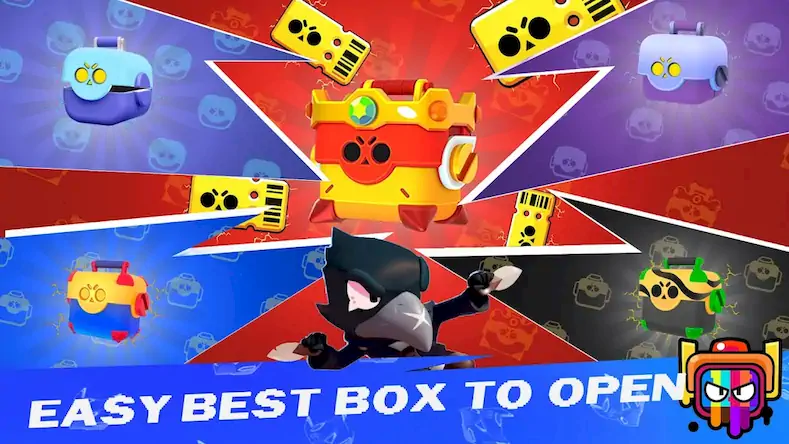 Скачать Box Simulator crow brawl stars [МОД/Взлом Бесконечные монеты] на Андроид