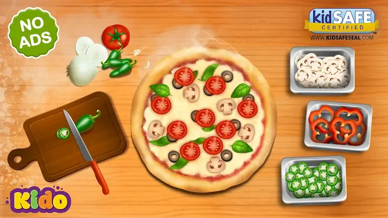 Скачать Pizza Baking Kids Games [МОД/Взлом Разблокированная версия] на Андроид