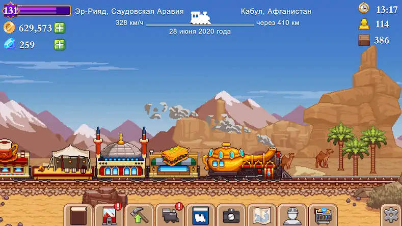 Скачать Tiny Rails - Империя поездов [МОД/Взлом Много денег] на Андроид