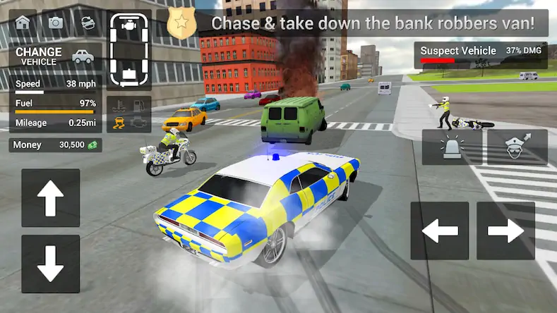 Скачать Police Car Driving Motorbike [МОД/Взлом Разблокированная версия] на Андроид