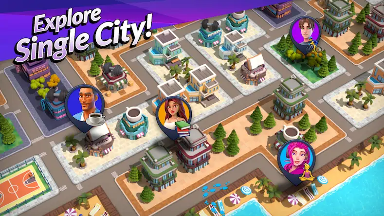 Скачать Single City: Real Life 3D Sim [МОД/Взлом Unlocked] на Андроид