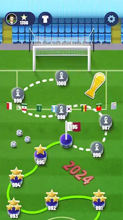 Скачать Soccer Super Star - футбол [МОД/Взлом Бесконечные деньги] на Андроид