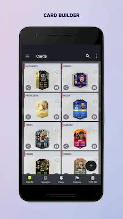 Скачать Fut Card Builder 24 [МОД/Взлом Unlocked] на Андроид