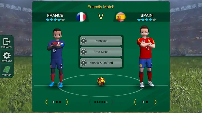 Скачать Pro Kick Soccer [МОД/Взлом Бесконечные монеты] на Андроид