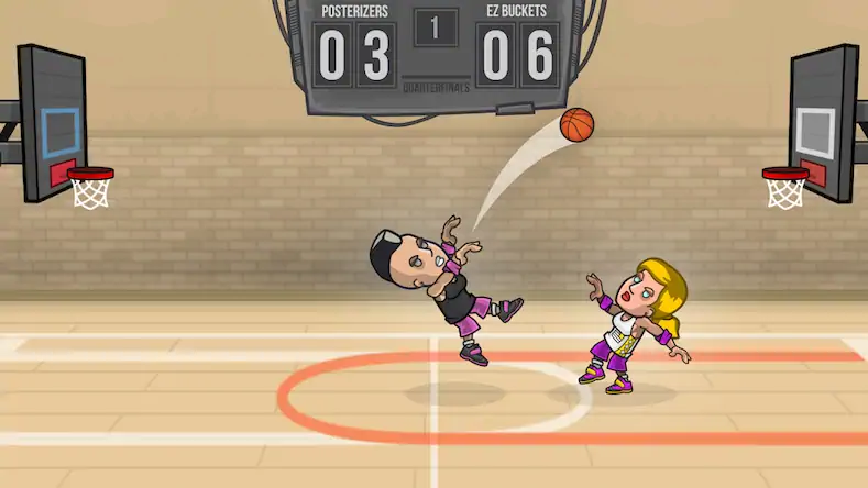 Скачать Баскетбол: Basketball Battle [МОД/Взлом Бесконечные деньги] на Андроид