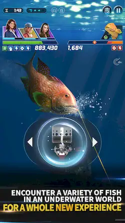 Скачать Ace Fishing: Crew-Fishing RPG [МОД/Взлом Много монет] на Андроид