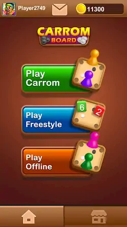 Скачать Carrom Board Carrom Board Game [МОД/Взлом Разблокированная версия] на Андроид