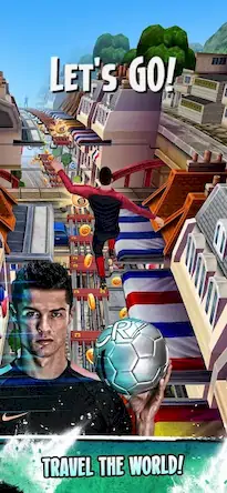 Скачать Cristiano Ronaldo: Kick'n'Run [МОД/Взлом Много монет] на Андроид