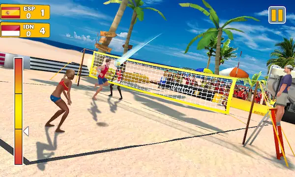Скачать Пляжный волейбол 3D [МОД/Взлом Unlocked] на Андроид