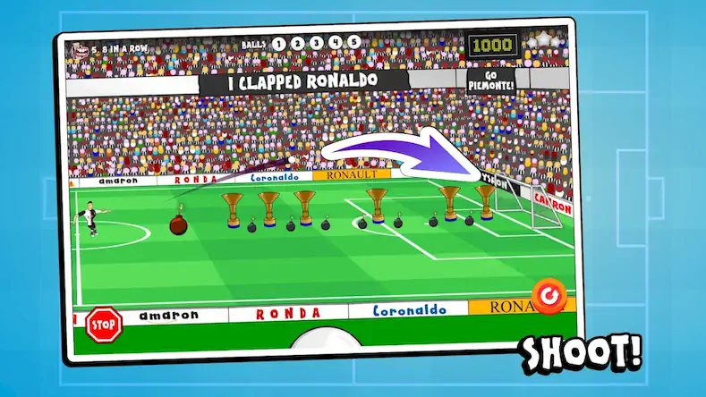 Скачать 442oons Football Shooter [МОД/Взлом Бесконечные монеты] на Андроид