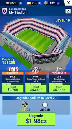 Скачать Idle Eleven - Football tycoon [МОД/Взлом Меню] на Андроид