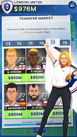 Скачать Idle Eleven - Football tycoon [МОД/Взлом Меню] на Андроид