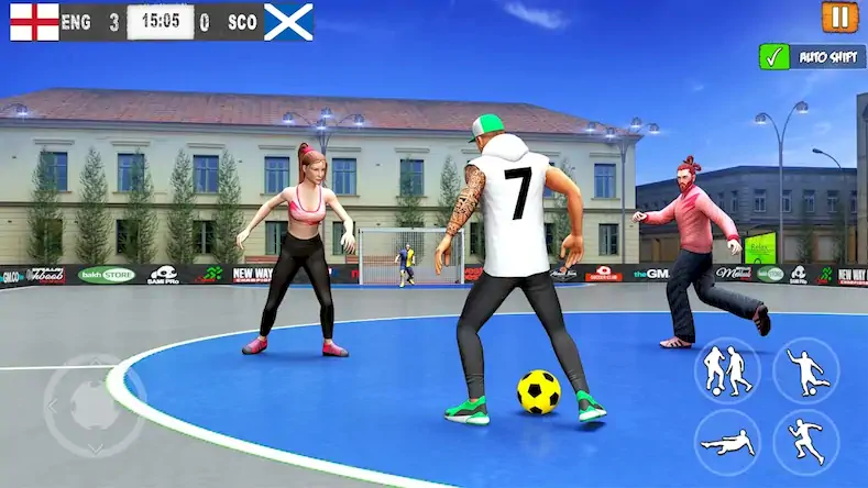 Скачать Street Football: Futsal Games [МОД/Взлом Unlocked] на Андроид