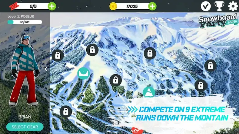 Скачать Snowboard Party: Aspen [МОД/Взлом Бесконечные деньги] на Андроид