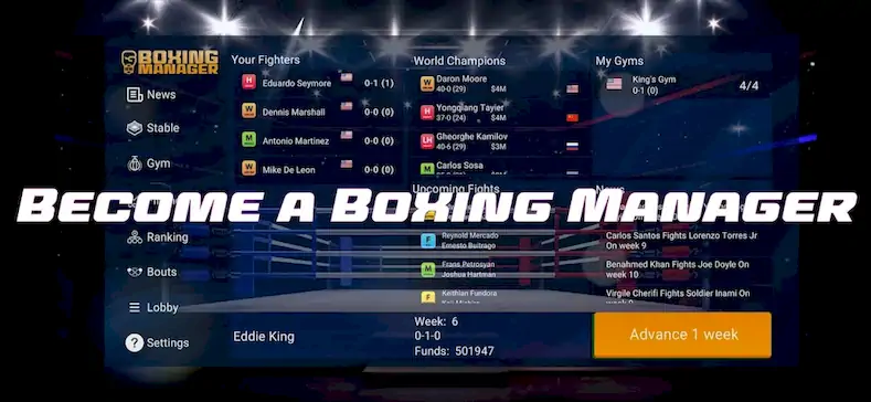 Скачать Boxing Manager [МОД/Взлом Много денег] на Андроид