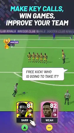 Скачать Soccer Club Rivals [МОД/Взлом Меню] на Андроид