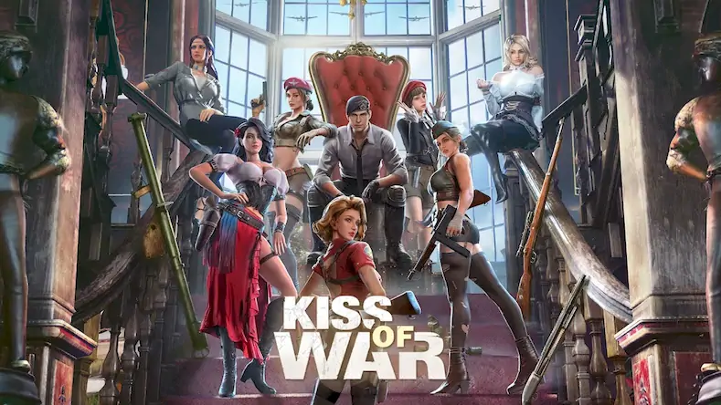 Скачать Kiss of War [МОД/Взлом Много денег] на Андроид