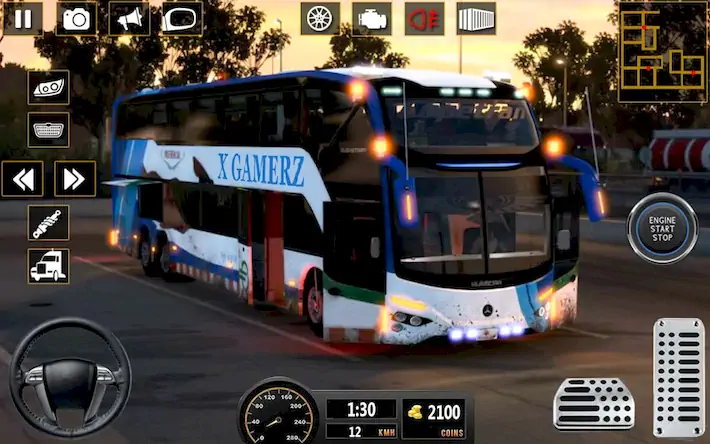 Скачать настоящий автобус симулятор иг [МОД/Взлом Разблокированная версия] на Андроид