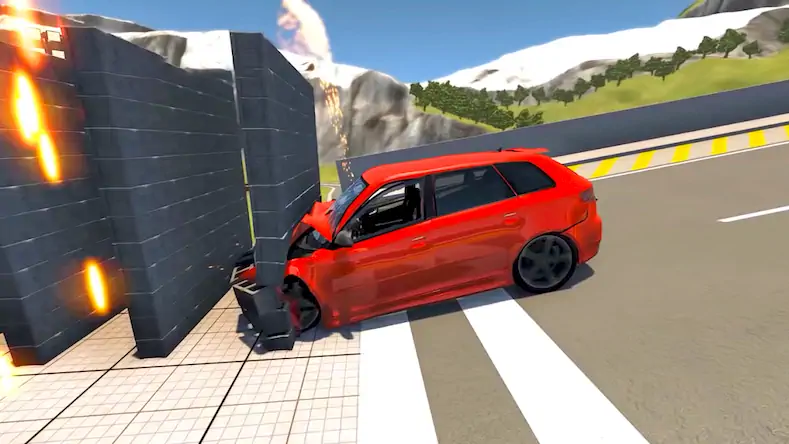 Скачать Beam Drive Road Crash 3D Games [МОД/Взлом Меню] на Андроид