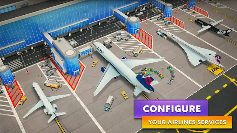 Скачать Airport Simulator: Tycoon Inc. [МОД/Взлом Unlocked] на Андроид