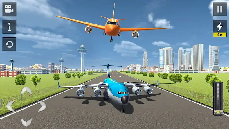 Скачать Flight Simulator - Plane Games [МОД/Взлом Бесконечные деньги] на Андроид