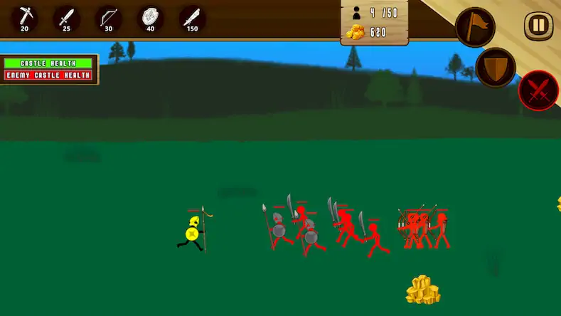 Скачать Stickman Age: Stick War Battle [МОД/Взлом Unlocked] на Андроид