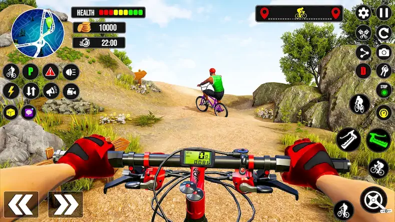 Скачать Xtreme BMX Offroad Cycle Game [МОД/Взлом Много денег] на Андроид